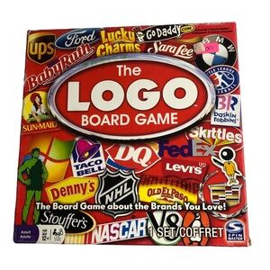 BOARD GAME - Spin Master The Logo Board Game For Two To Six Players.